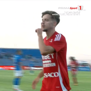 Gestul lui Ștefan Bodișteanu în Farul - Botoșani, foto: captură de ecran Prima Sport