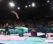 Simone Biles, în timpul calificărilor de gimnastică de la JO