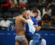 David Popovici, încălzire sub ochii lui Michael Phelps