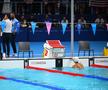 David Popovici, încălzire sub ochii lui Michael Phelps