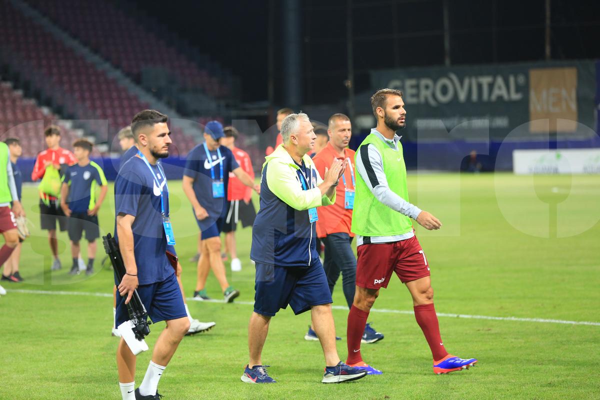 Universitatea Craiova a subordonat CFR la Cluj: schimbări cu sens ale lui Gâlcă, nervi prea mulți și fotbal puțin la Petrescu