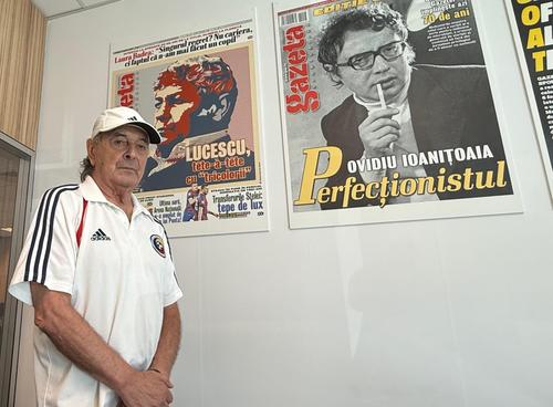 Florin Cheran, în vizită în redacția Gazetei Sporturilor
Foto Eduard Apostol