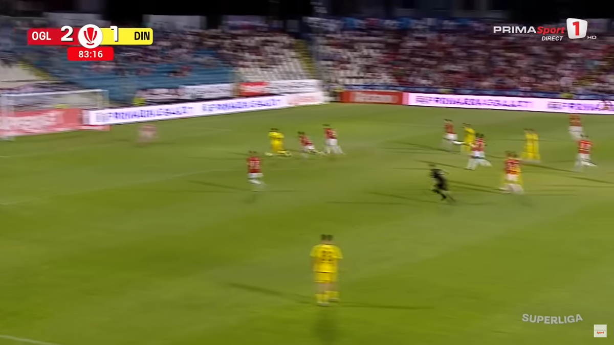 Ratarea uriașă a lui Caragea în Oțelul - Dinamo