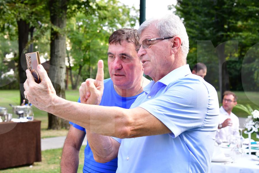 Gică Hagi și Grigore Sichitiu. Foto: Cristi Preda (GSP) „Decizie halucinantă” » Fostul președinte de la Rapid a rămas perplex