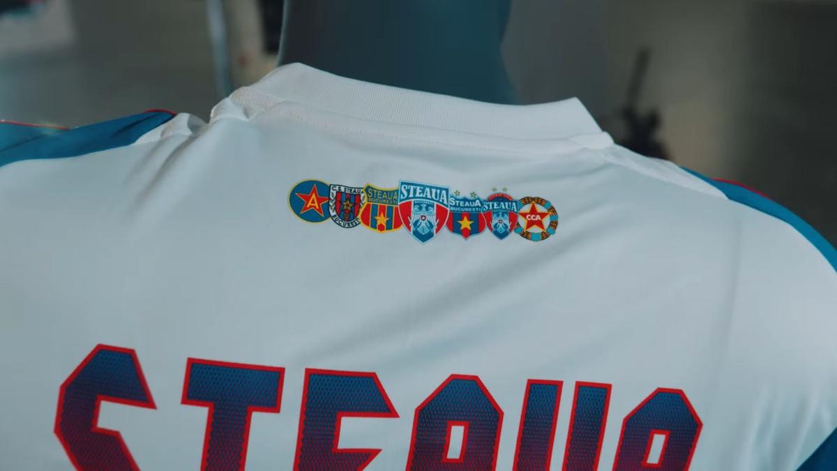 Steaua și-a prezentat oficial noile echipamente pentru sezonul 2025-2026: „Fiecare tricou poartă ceva din istoria noastră”