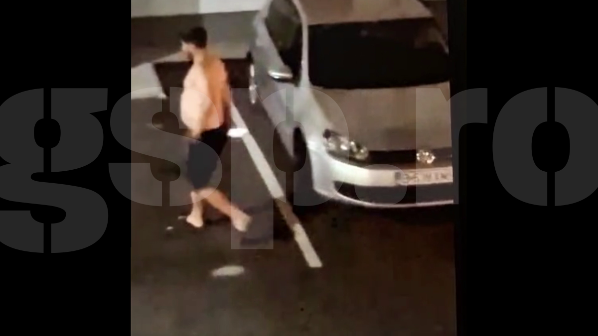 „Dodel” a comis-o din nou! Cristi Tănase, filmat beat și dezbrăcat în miez de noapte, după ce a făcut scandal într-un local din Bragadiru