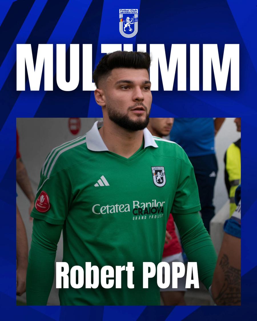 Foto: Facebook FCU Craiova Doi dintr-o lovitură! FCU Craiova a anunțat despărțirea de jucători, unul merge în Superliga