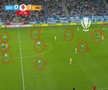 Momente incredibile în Craiova - U Cluj! Au jucat cu 12 oameni pe teren