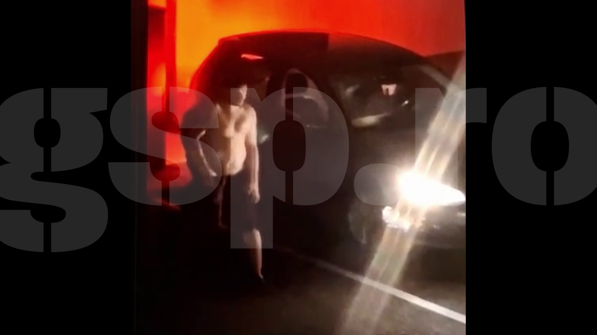 „Dodel” a comis-o din nou! Cristi Tănase, filmat beat și dezbrăcat în miez de noapte, după ce a făcut scandal într-un local din Bragadiru