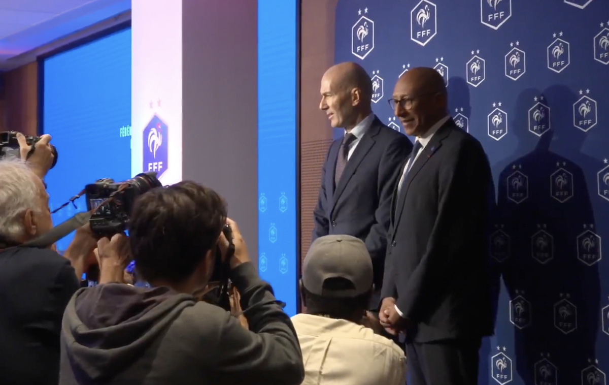 Zinedine Zidane, la prezentarea ca selecționer al Franței: „Voi face lucrurile altfel decât Deschamps. Zidane e Zidane”