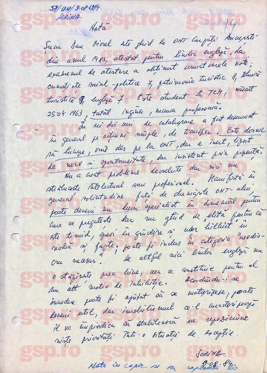 Iată DOSARUL COMPLET de la Securitate al lui Dan Șucu, informatorul „Mircea Crișan”: „Voi respecta toate indicațiile” + „Timid, greoi în gândire, bâlbâit. Un mediocru necesar!”