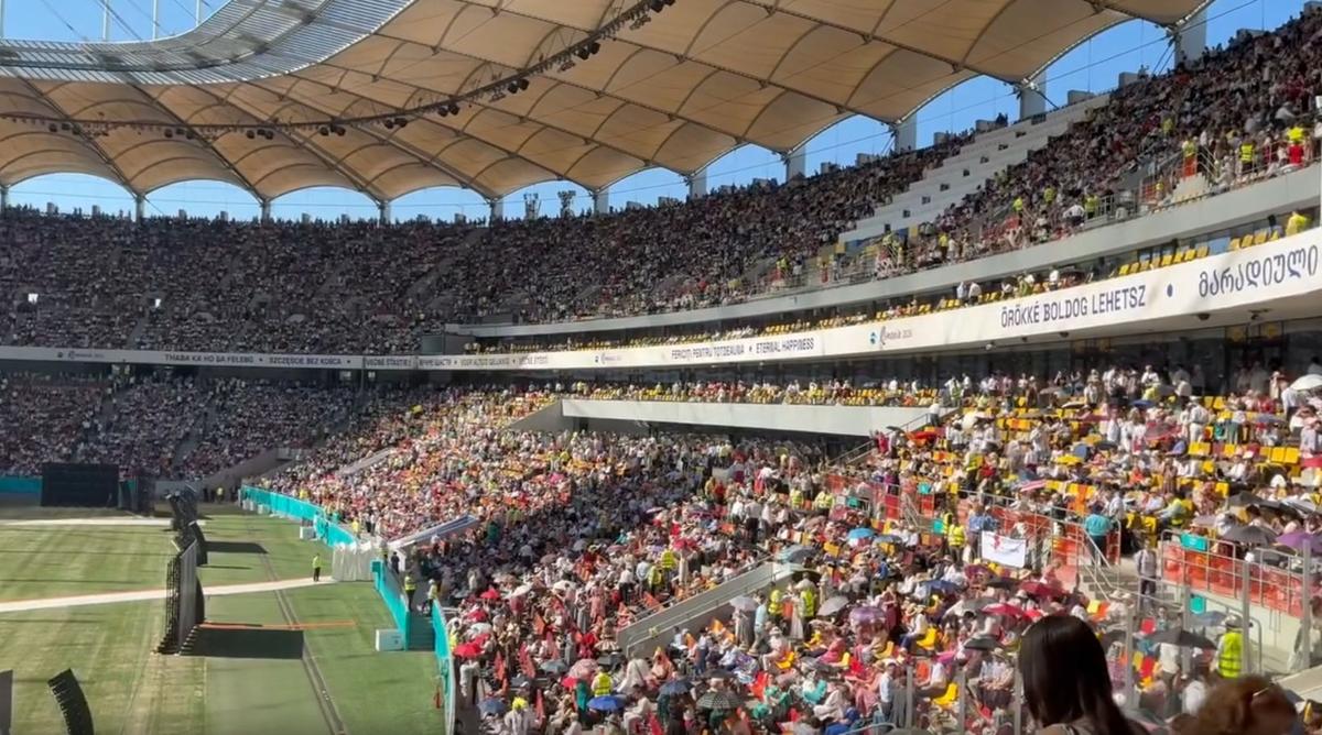 60.000 de oameni au umplut Arena Națională! Imaginile de la București s-au viralizat abia acum