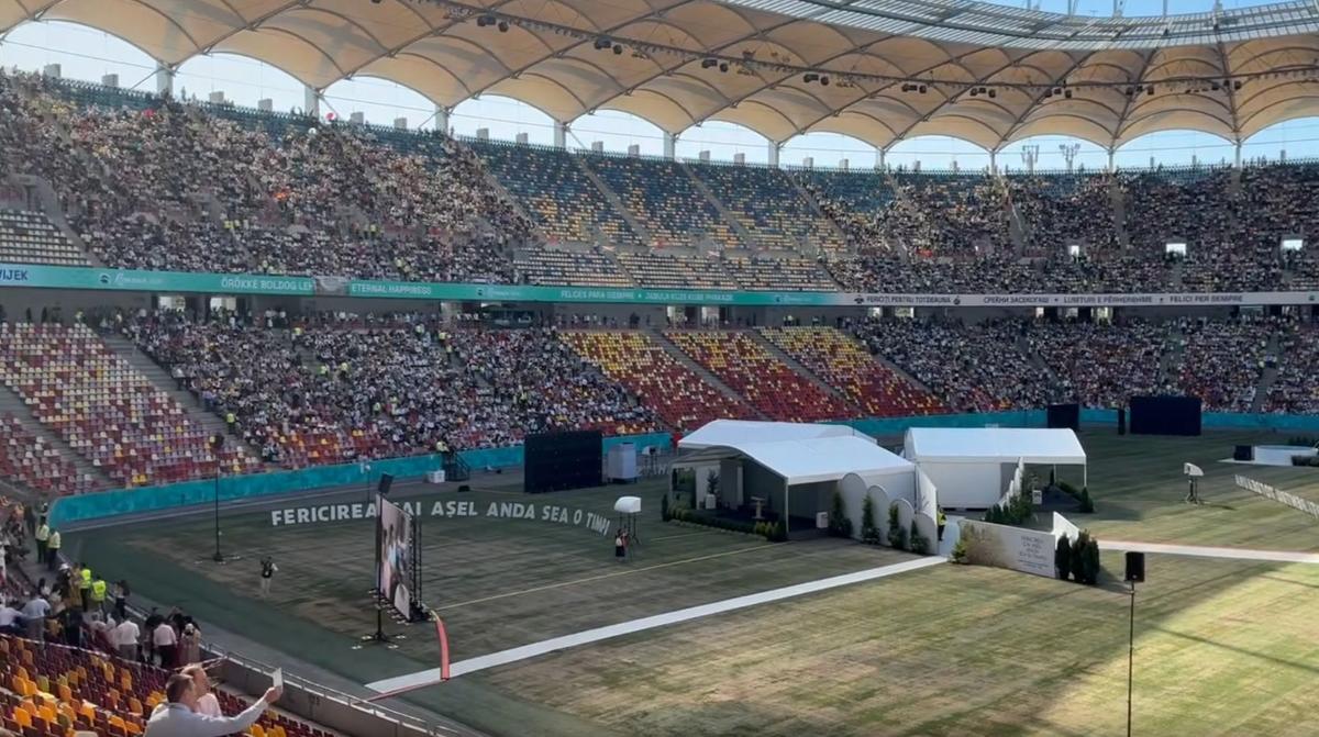 60.000 de oameni au umplut Arena Națională! Imaginile de la București s-au viralizat abia acum