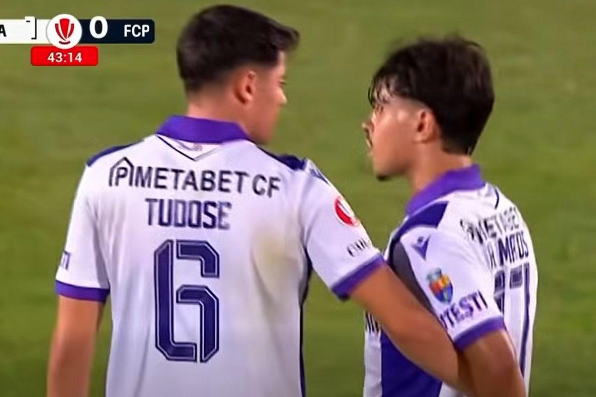 Dialogul încins dintre coechipierii Mario Tudose și Ricardo Matos, în FC Argeș - Petrolul
