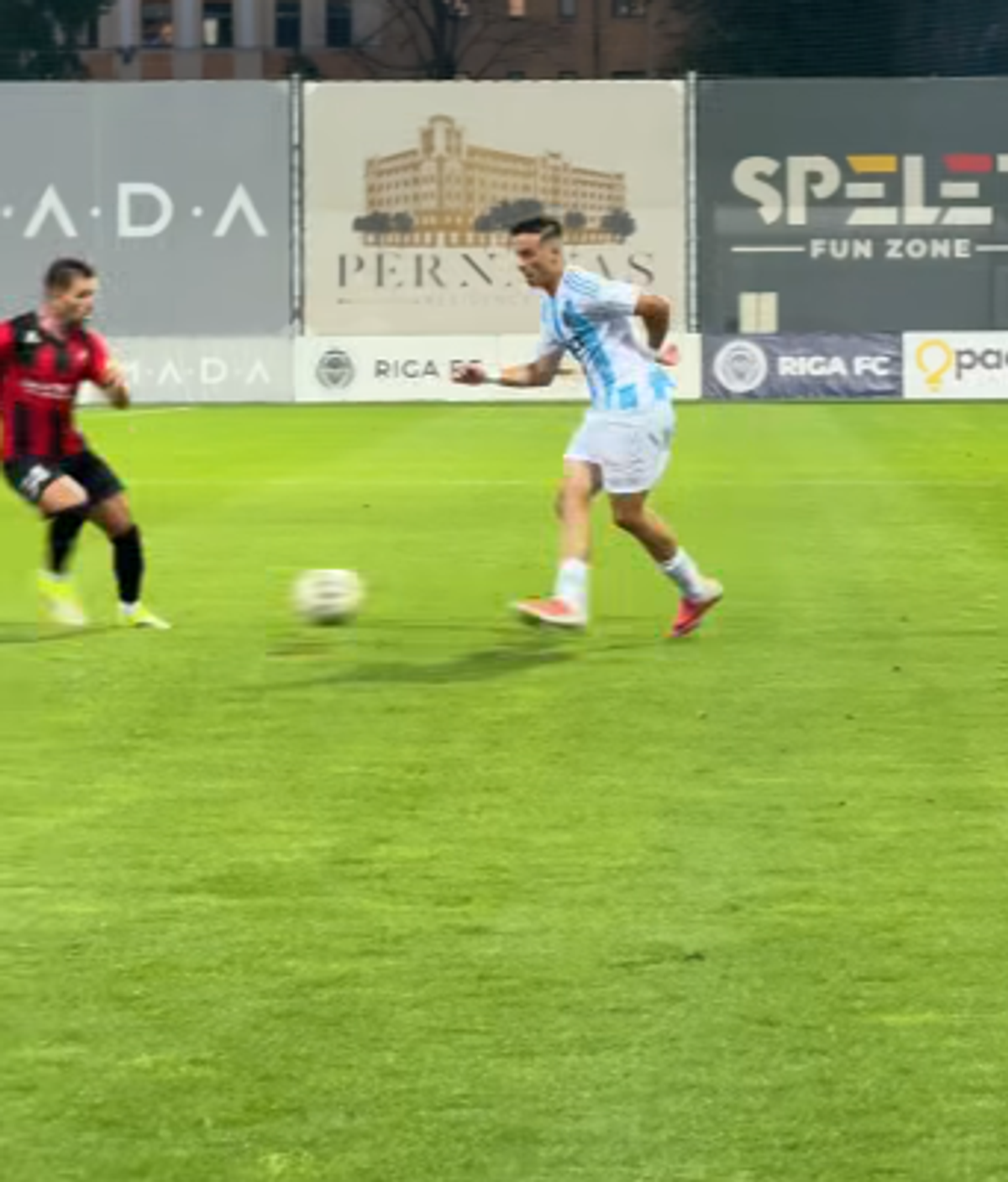 Cum arată Skonto Stadium, solicitat la maximum înaintea duelului cu FCSB