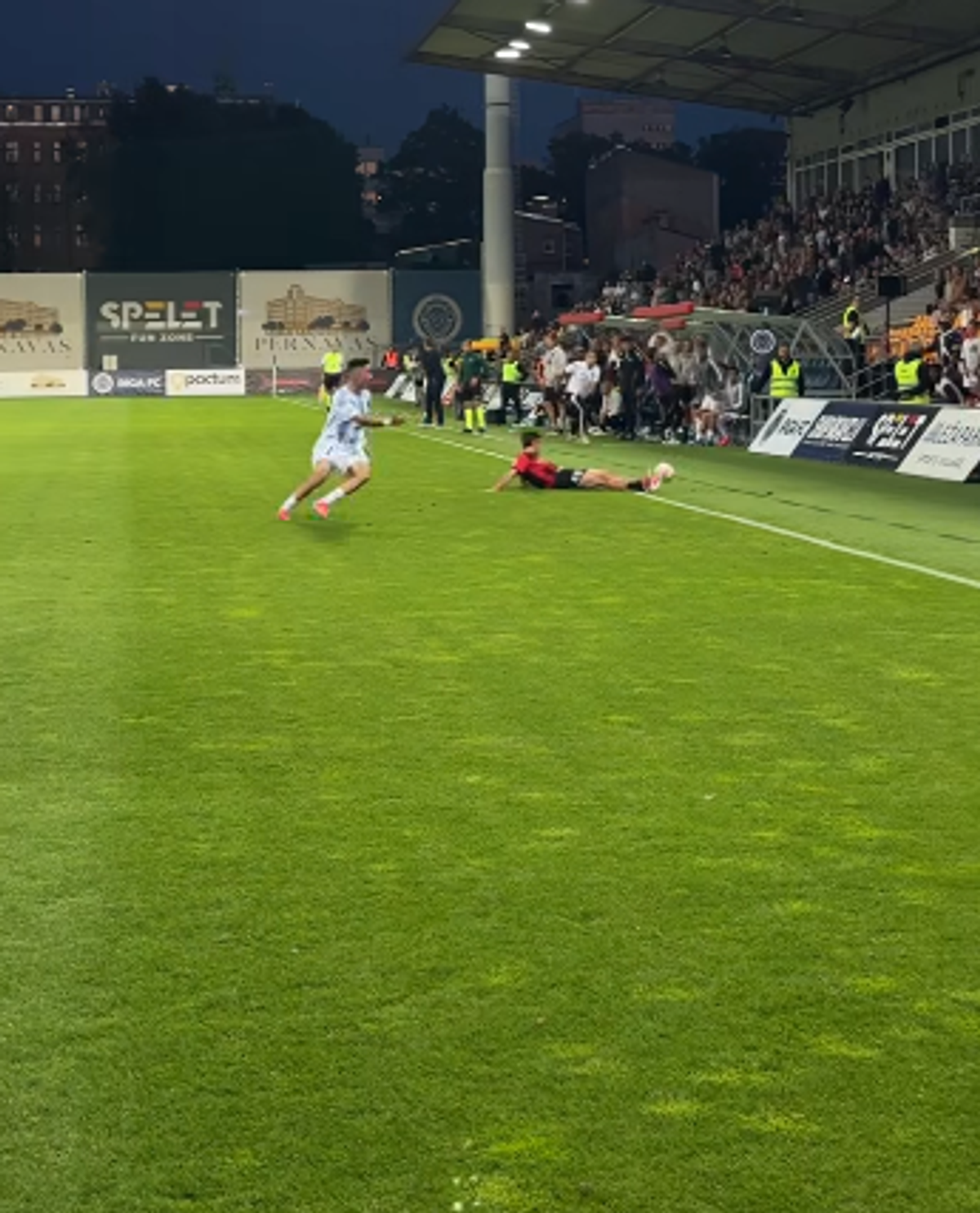 Cum arată Skonto Stadium, solicitat la maximum înaintea duelului cu FCSB