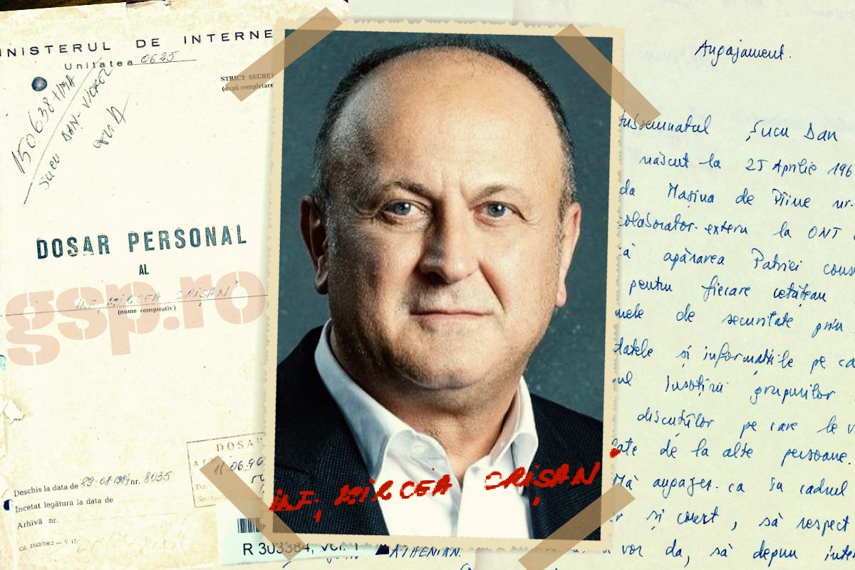 Iată DOSARUL COMPLET de la Securitate al lui Dan Șucu, informatorul „Mircea Crișan”: „Voi respecta toate indicațiile” + „Timid, greoi în gândire, bâlbâit. Un mediocru necesar!”