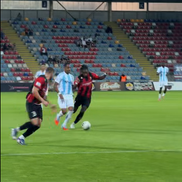 Cum arată Skonto Stadium, solicitat la maximum înaintea duelului cu FCSB // Captură foto: Facebook @Riga Football Club