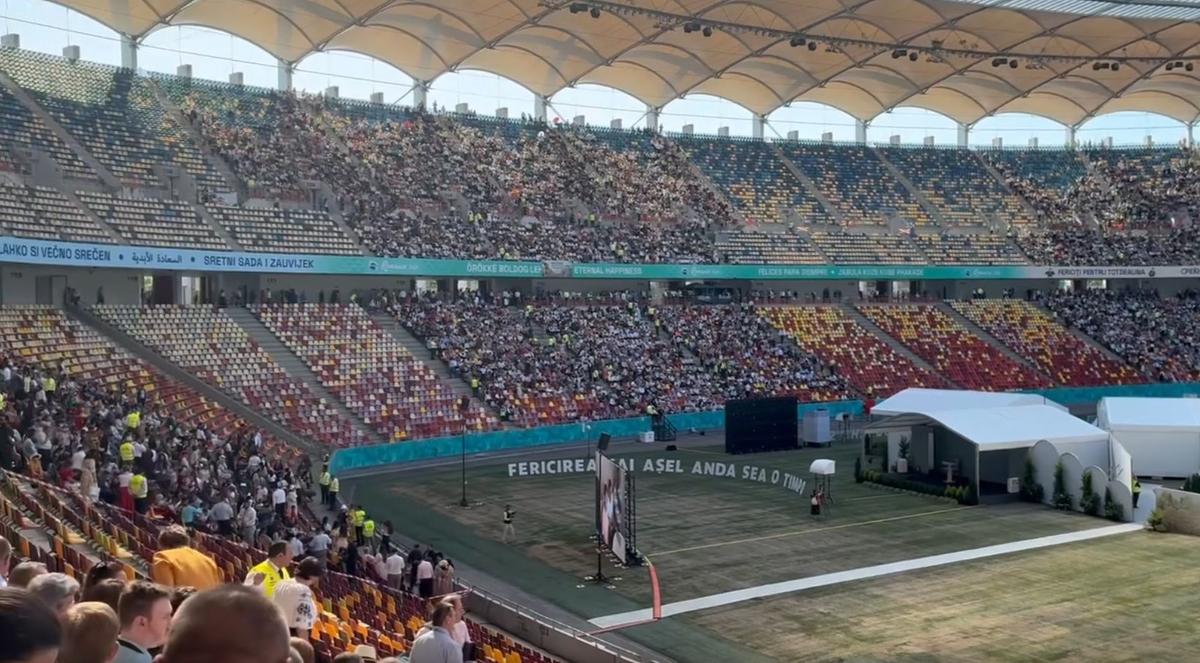 60.000 de oameni au umplut Arena Națională! Imaginile de la București s-au viralizat abia acum