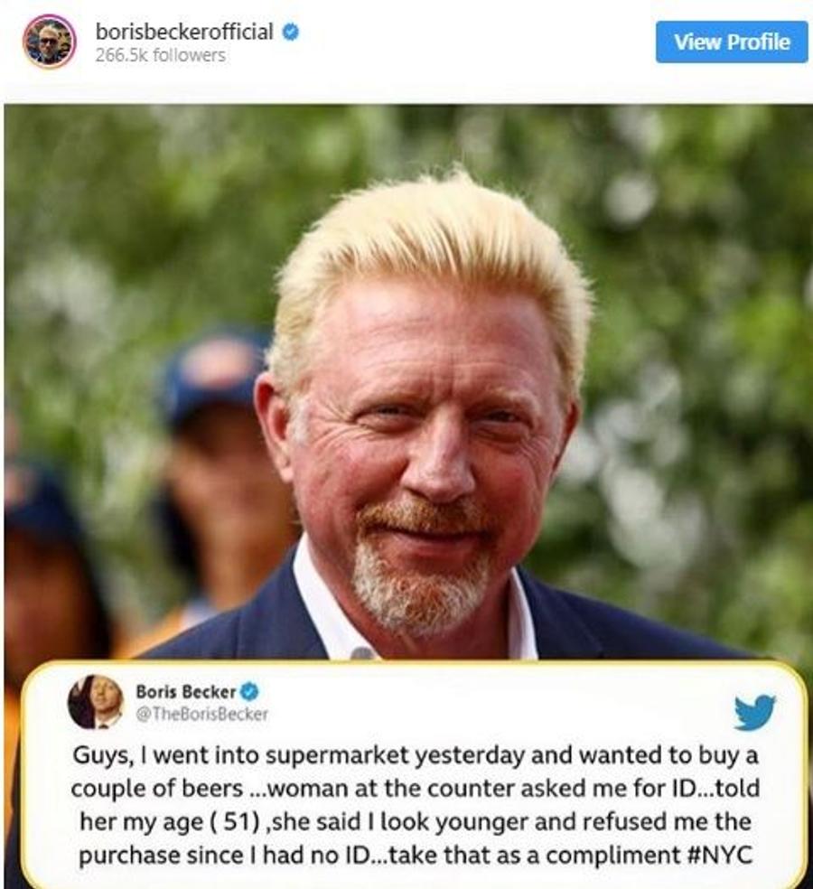 Boris Becker, moment incredibil la US Open » Motivul pentru care nu și-a putut cumpăra alcool de la un supermarket