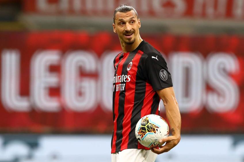 Ibrahimovic, 38 de ani, a înscris șapte goluri după restartul Seriei A, contrbuind decsiv la clasarea Milanului pe locul 6 // foto: Guliver/gettyimages