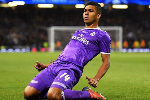 Casemiro, punctul de forță al lui Real la centrul terenului.
FOTO Guliver/GettyImages