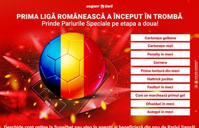 Etapă complicată în România, după meciuri grele în Europa! Pariurile Speciale pot fi soluția câștigătoare! Prinde-le la Superbet!
