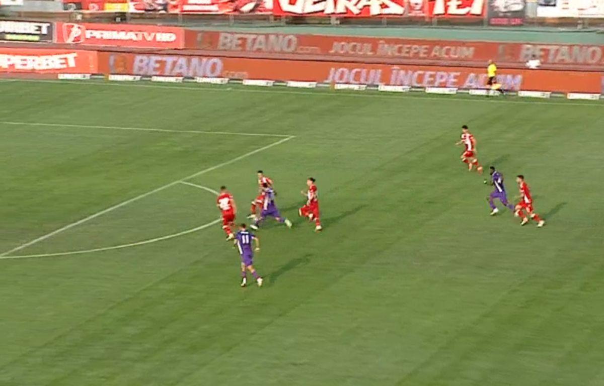 Cristi Tănase, gol de senzație în poarta lui Dinamo! Borna atinsă de mijlocașul lui FC Argeș