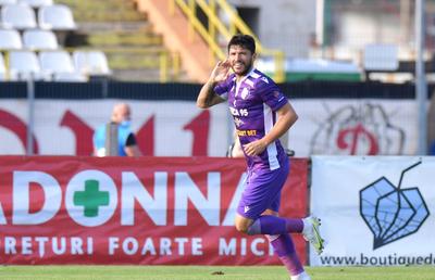 Cristi Tănase, gol de senzație în poarta lui Dinamo! Borna atinsă de mijlocașul lui FC Argeș