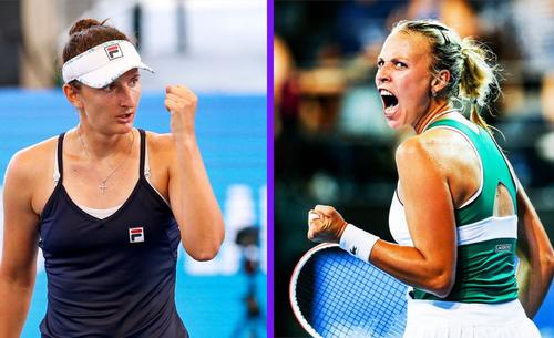 Irina Begu (30 de ani, 74 WTA) a pierdut finala turneului WTA de la Cleveland, 6-7(5), 4-6 cu estona Anett Kontaveit (25 de ani, 30 WTA). Sursă foto: Twitter @
WTA
