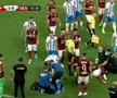 Roșu în derby » Claudiu Belu, eliminat în finalul primei reprize + nervi întinși la maximum pe Arena Națională