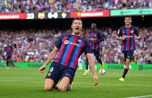 Lewandowski, primul recital pe Camp Nou » Barcelona, al doilea „poker” consecutiv