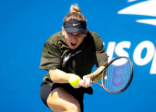 Simona Halep - Daria Snigur, în primul tur de US Open 2022, foto: Imago