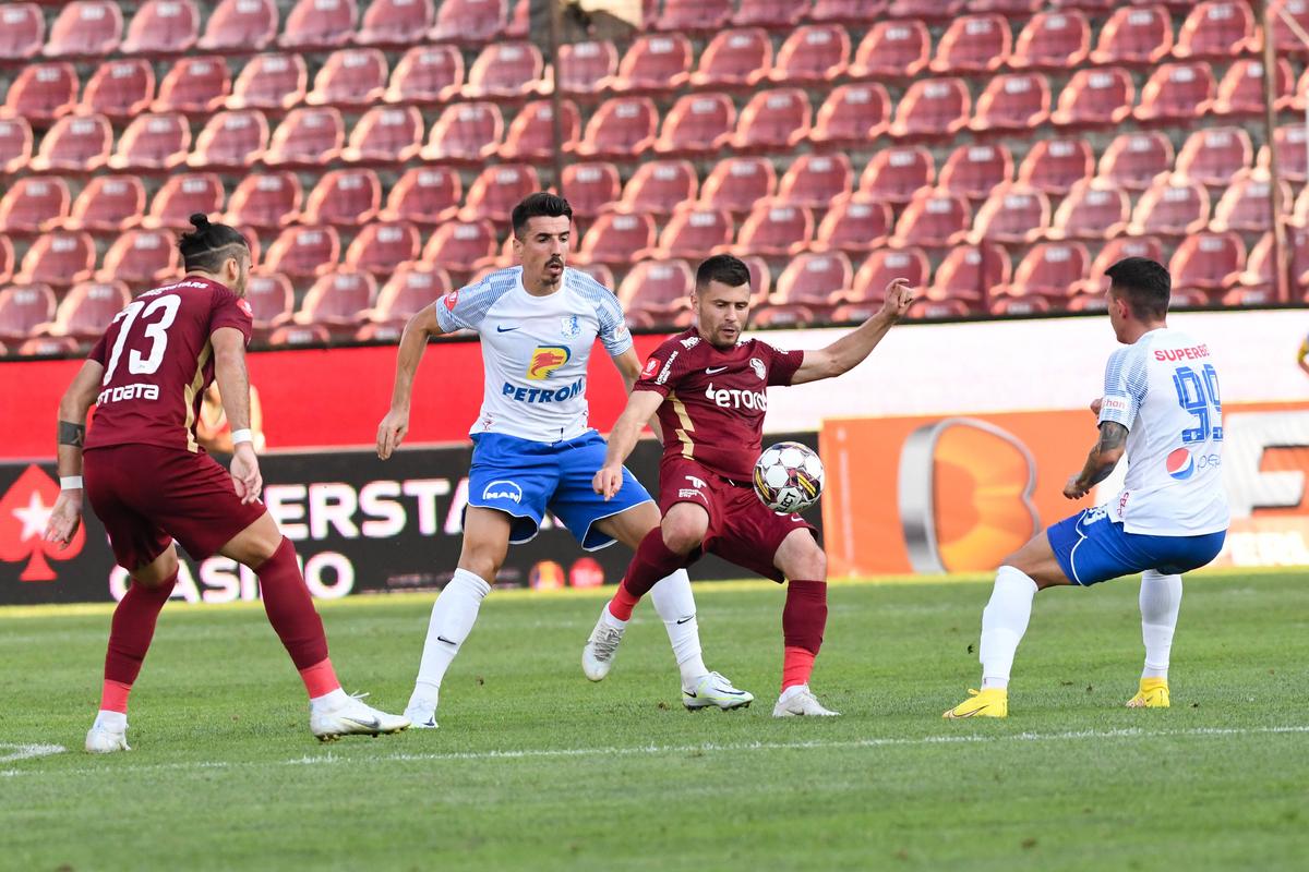 CFR Cluj - Farul 1-3. Hagi îl surclasează pe Dan Petrescu și urcă pe primul loc! Campioana, serie dezastruoasă în SuperLiga