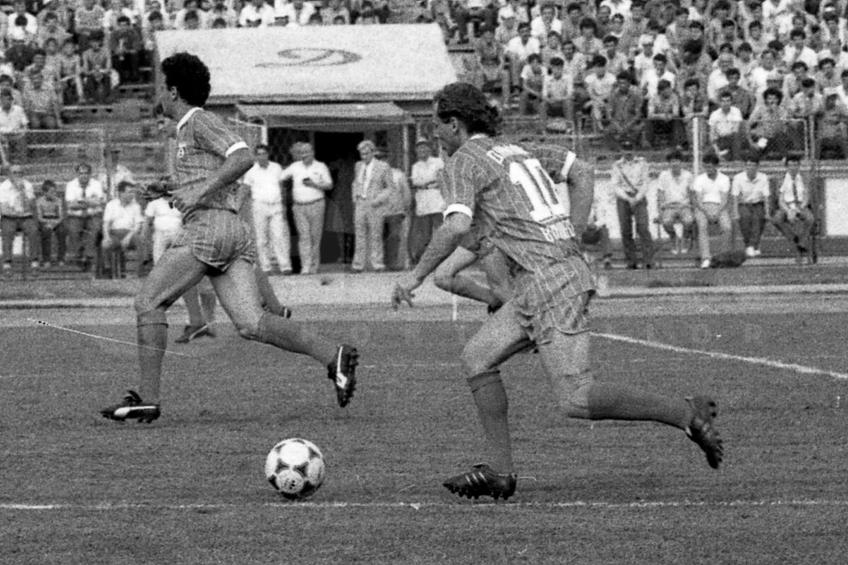 Imagine exclusivă cu Balaci în tricoul lui Dinamo, în '86. Foto: Arhiva GSP