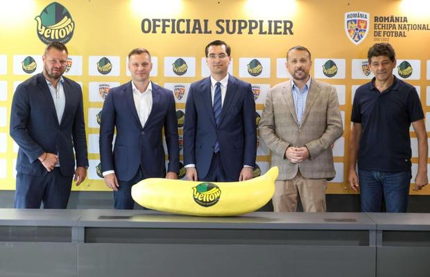FRF a încheiat un parteneriat cu cel mai mare importator de banane din Europa » Răzvan Burleanu: „Mă bucur că o astfel de companie a ales să susțină fotbalul românesc”