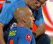 Vlad Chiricheș, accidentare în UTA - FCSB / FOTO: Captură TV @Digi Sport 1