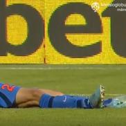 Vlad Chiricheș, accidentare în UTA - FCSB / FOTO: Captură TV @Digi Sport 1
