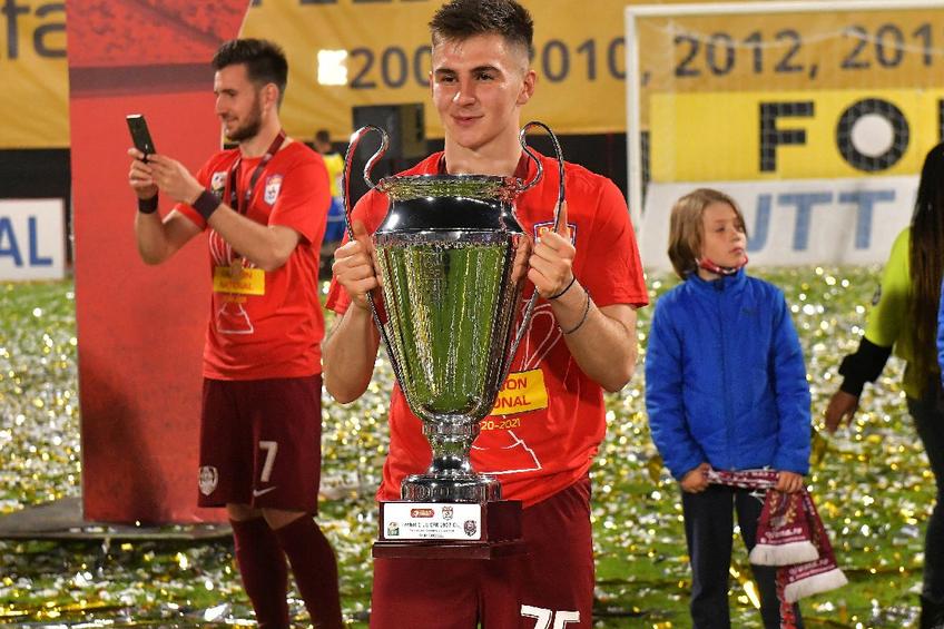 Mihai Gîdea, la petrecerea de titlu din 2021 / Sursă foto: Imago Images