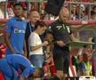 Vlad Chiricheș, accidentare în UTA - FCSB / FOTO: Captură TV @Digi Sport 1