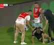 Daniel Popa, scăpat de pe targă în Hermannstadt - U Cluj