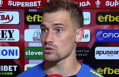 Darius Olaru a ieșit la atac după eșecul cu UTA: „Știm de ce a dat penalty! Știm cine era în camera VAR”