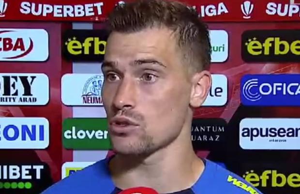 Darius Olaru a ieșit la atac după eșecul cu UTA: „Știm de ce a dat penalty! Știm cine era în camera VAR”