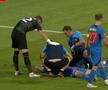 Vlad Chiricheș, accidentare în UTA - FCSB / FOTO: Captură TV @Digi Sport 1