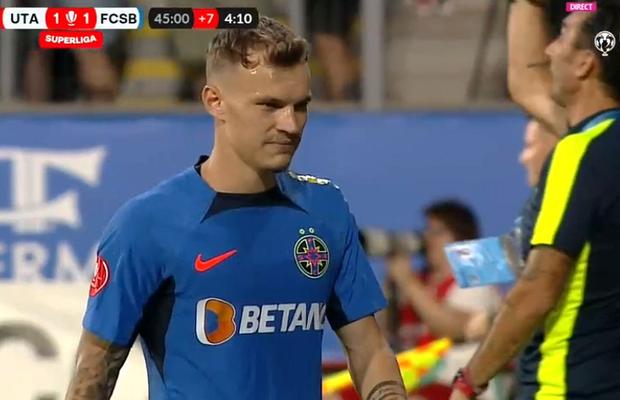 „Roberto Carlos” de la FCSB a comis-o din nou! Eliminat după un gest inexplicabil