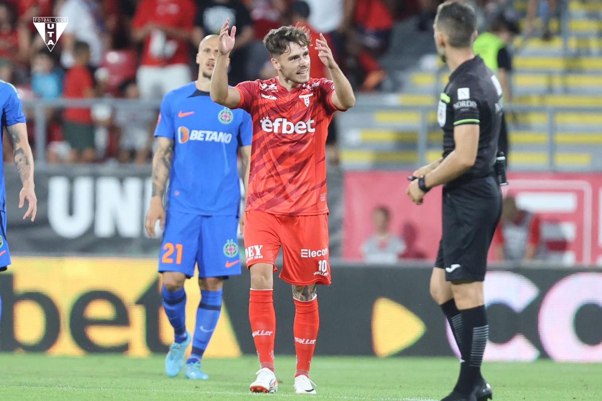 Darius Olaru a ieșit la atac după eșecul cu UTA: „Știm de ce a dat penalty! Știm cine era în camera VAR”