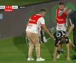 Daniel Popa, scăpat de pe targă în Hermannstadt - U Cluj