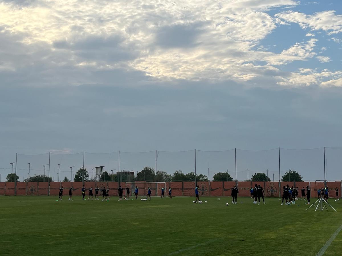 Imagini de la ultimul antrenament al celor de la FCSB înaintea meciului cu LASK » Au revenit 3 absenți