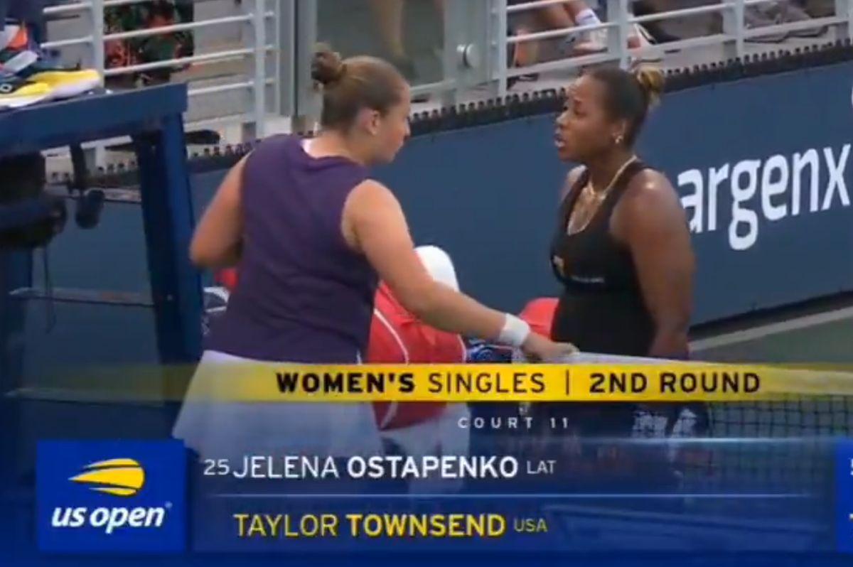 Altercație aprinsă la fileu între Ostapenko și Townsend