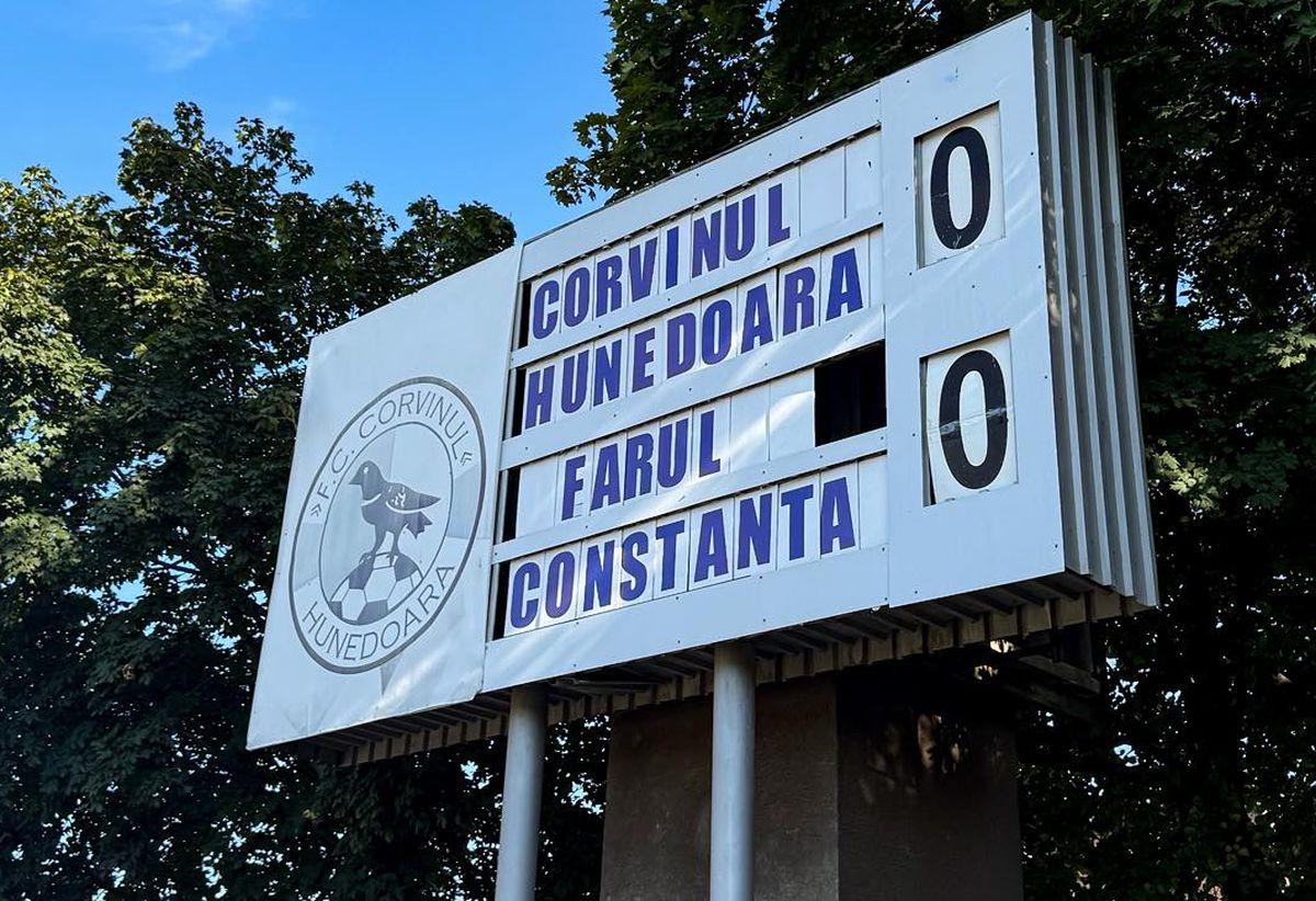 Toate echipele calificate în faza grupelor Cupei României Betano » Corvinul - Farul, decis în ultimul sfert de oră
